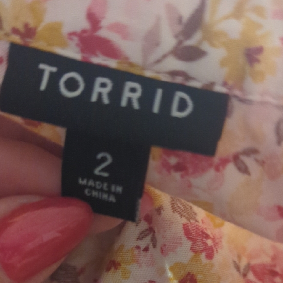Torrid Poplin Colored Shirt Dress 👗 18-20/2x - Picture 10 of 12